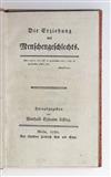 LESSING, GOTTHOLD EPHRAIM. Die Erziehung des Menschengeschlechts.  1780